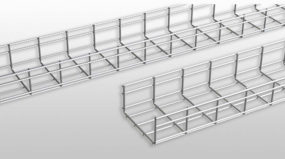 Heavy-duty SGR mesh cable tray